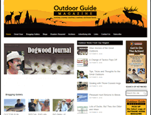 Tablet Screenshot of outdoorguidemagazine.com